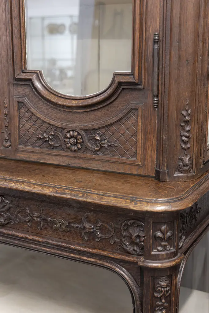 C19th French Oak Cabinet on Stand Image 1++
