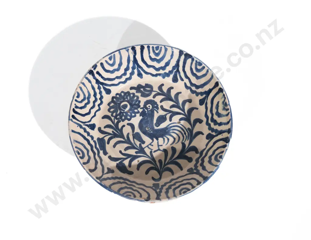 European Faience Ceramic Bowl Image 1++