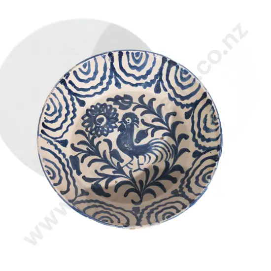European Faience Ceramic Bowl