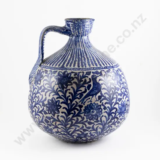 Large European Faience Ceramic Jug