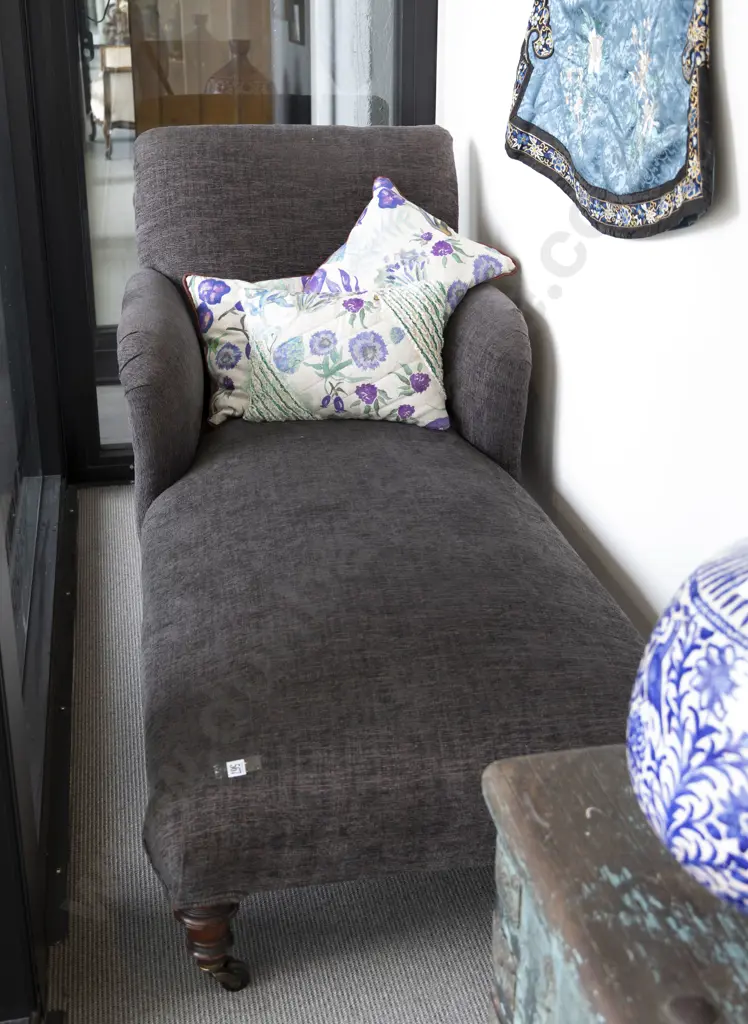 Late C19th Chaise Longue Image 1++