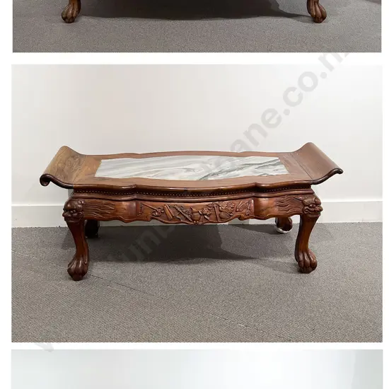 A Good Chinese Late Qing Dynasty Rosewood Five Piece suite