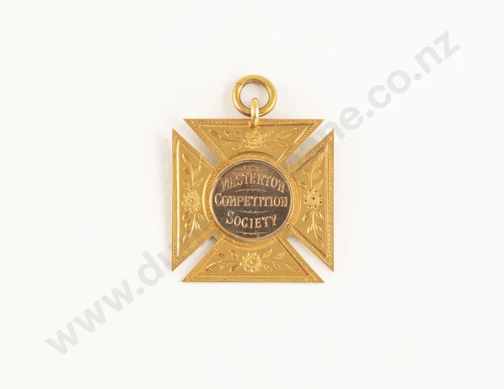 NZ 9ct Competition Medallion Image 1++