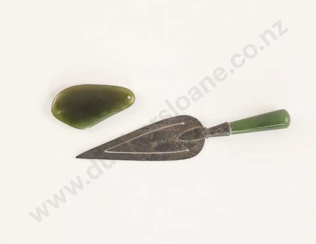 S/S and Greenstone Handled Page Marker Image 1++