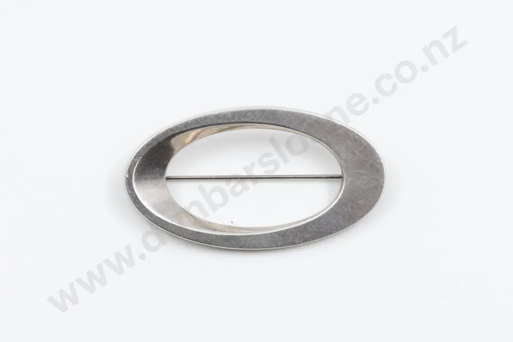 Mid C20th Danish Hans Hanssen .925 Silver Brooch Image 1++