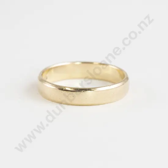 9ct Plain Wedding Band