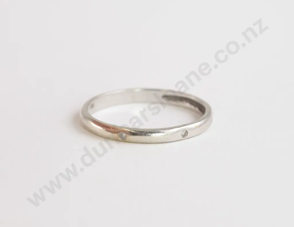 Three 9ct White Gold Rings Image 1++