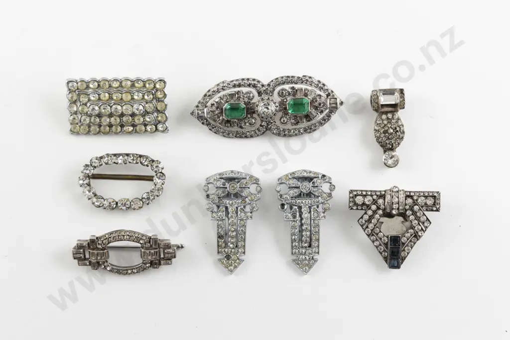 Vintage Art Deco Diamonte Jewellery Image 1++