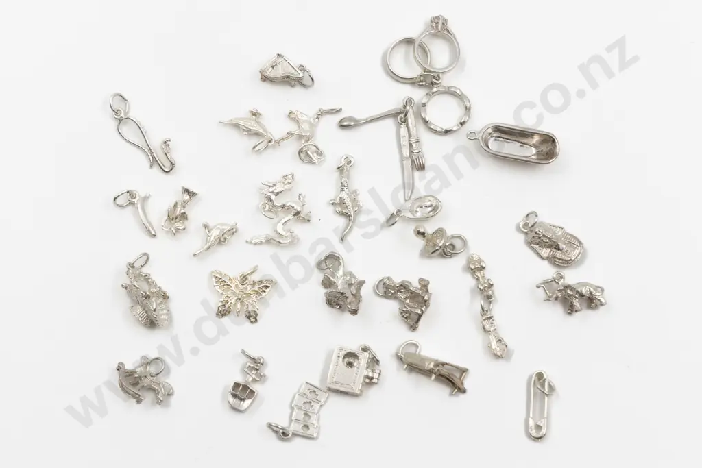 Collection 26 Silver Charms Image 1++