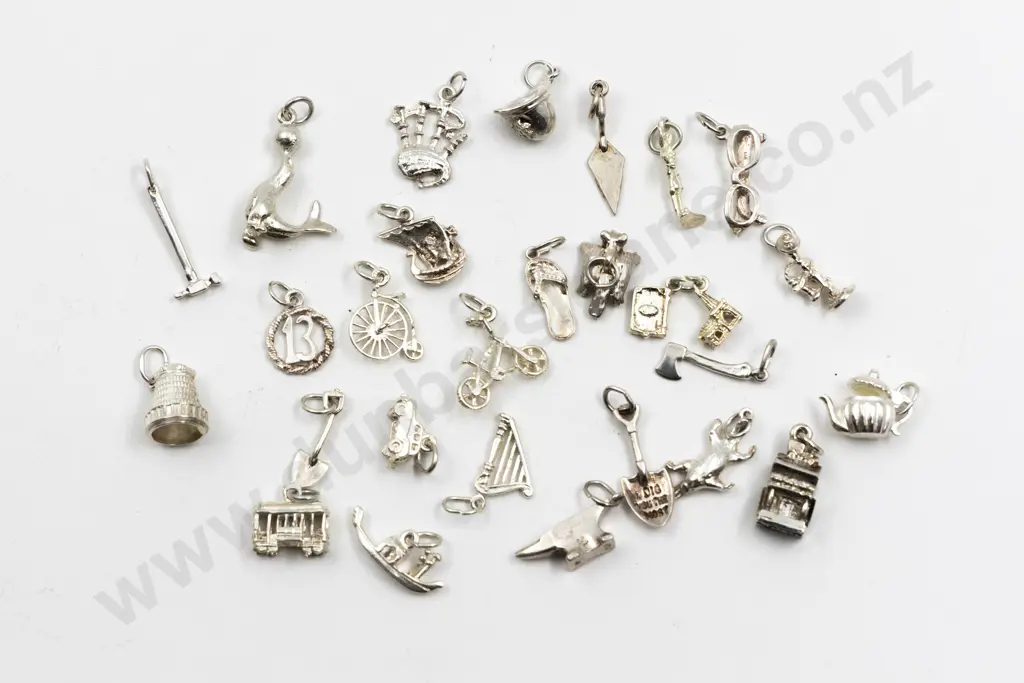 Collection 26 Silver Charms Image 1++