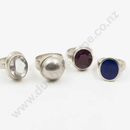Four Modern S/S Dress Rings