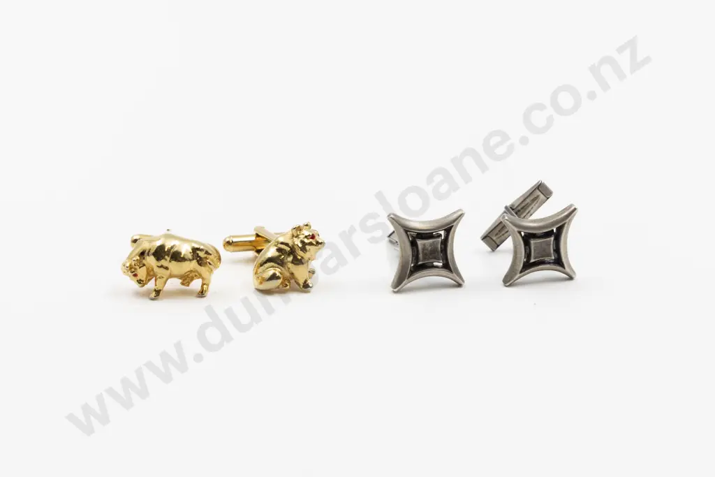 Two Pair Dress Cufflinks Image 1++
