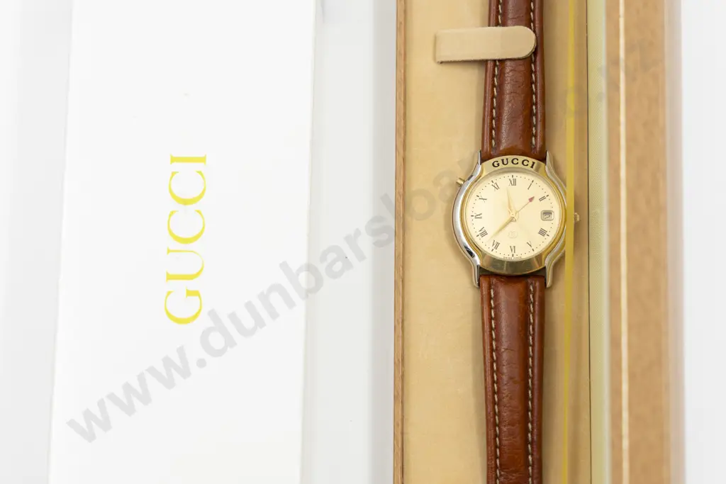 Original Boxed 'Mondiale' Gucci Quartz Gents Wrist Watch Image 1++