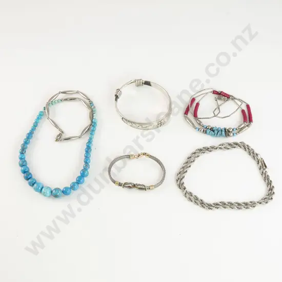 Mexican .925 Silver Rope Twist Neck Chain