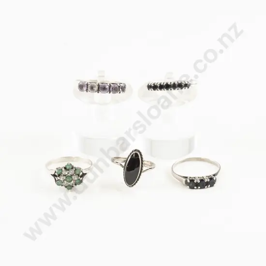 Five Various S/S Rings