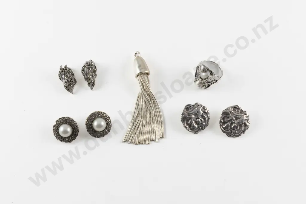 Three Pair S/S Fancy Dress Earrings Image 1++