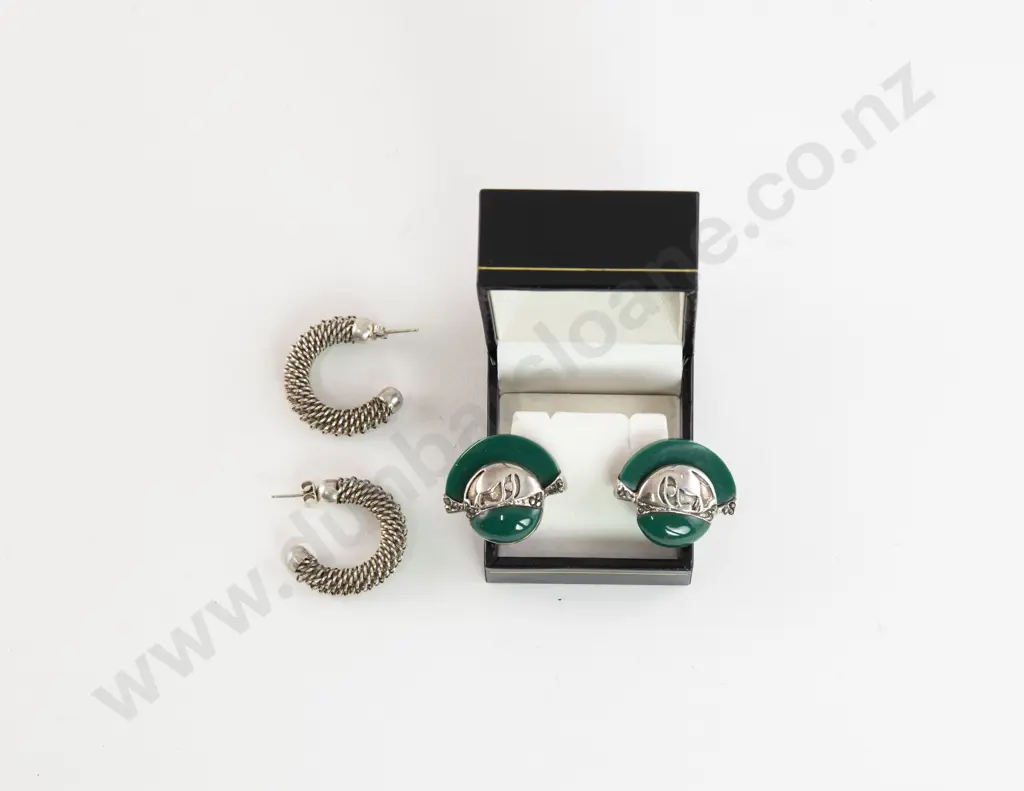 Pair Art Deco Style Earrings Image 1++