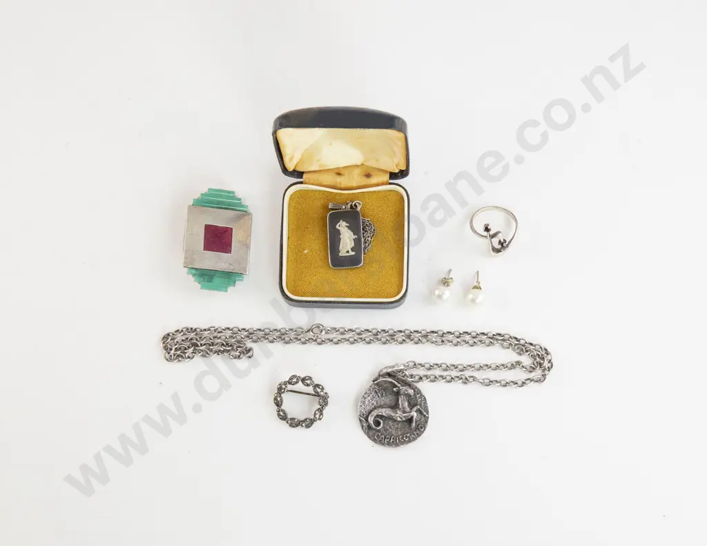 S/S Capricorn Pendant on Chain Image 1++