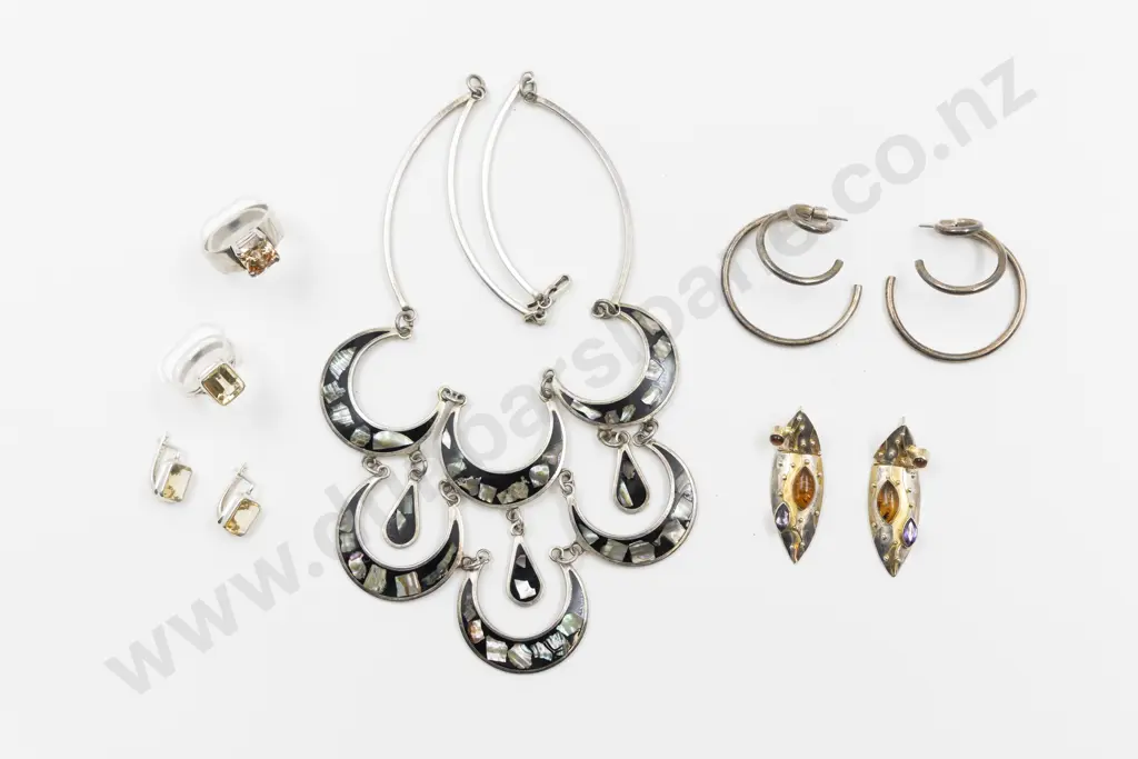 .925 Silver Jewellery Two Rings Image 1++