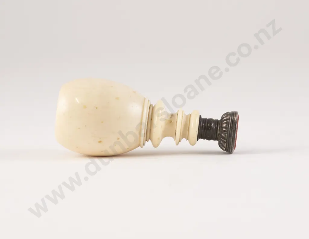 Georgian Marine Ivory Handled Desk Seal Image 1++