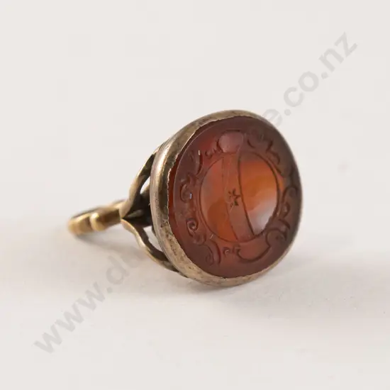 Early C19th 15ct Gold and Carnelian Intaglio Seal Fob