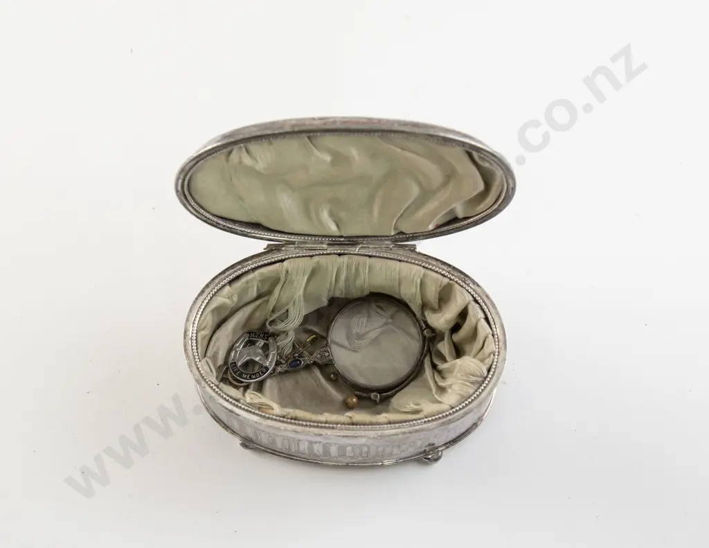 Art Deco Silver and Marcasite Handled Lorgnettes Image 1++