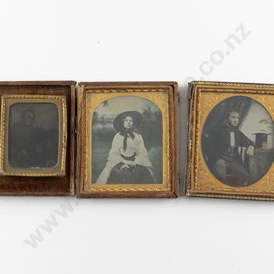 Pair Vict Daguerreotypes