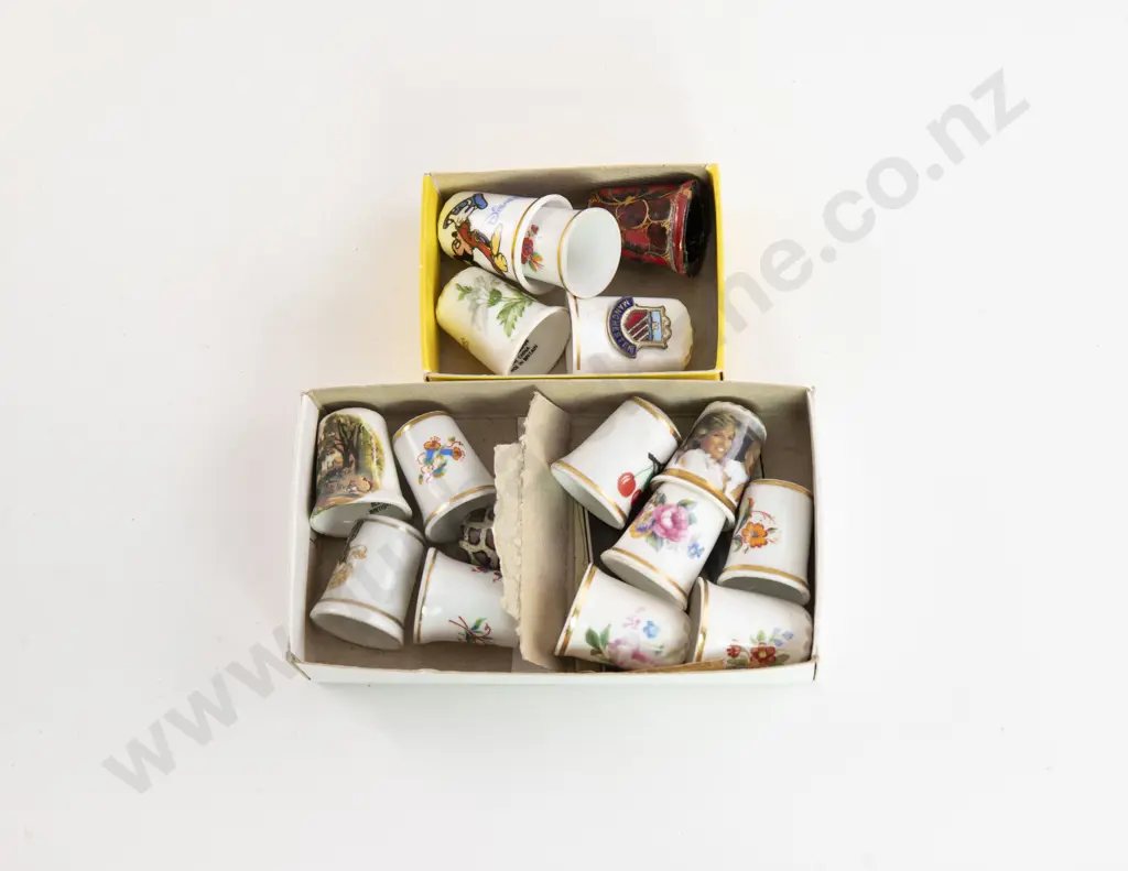 Collection Various China Thimbles Image 1++