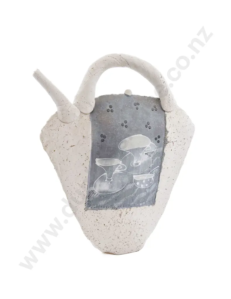 NZ Pottery Sculptural Teapot Image 1++