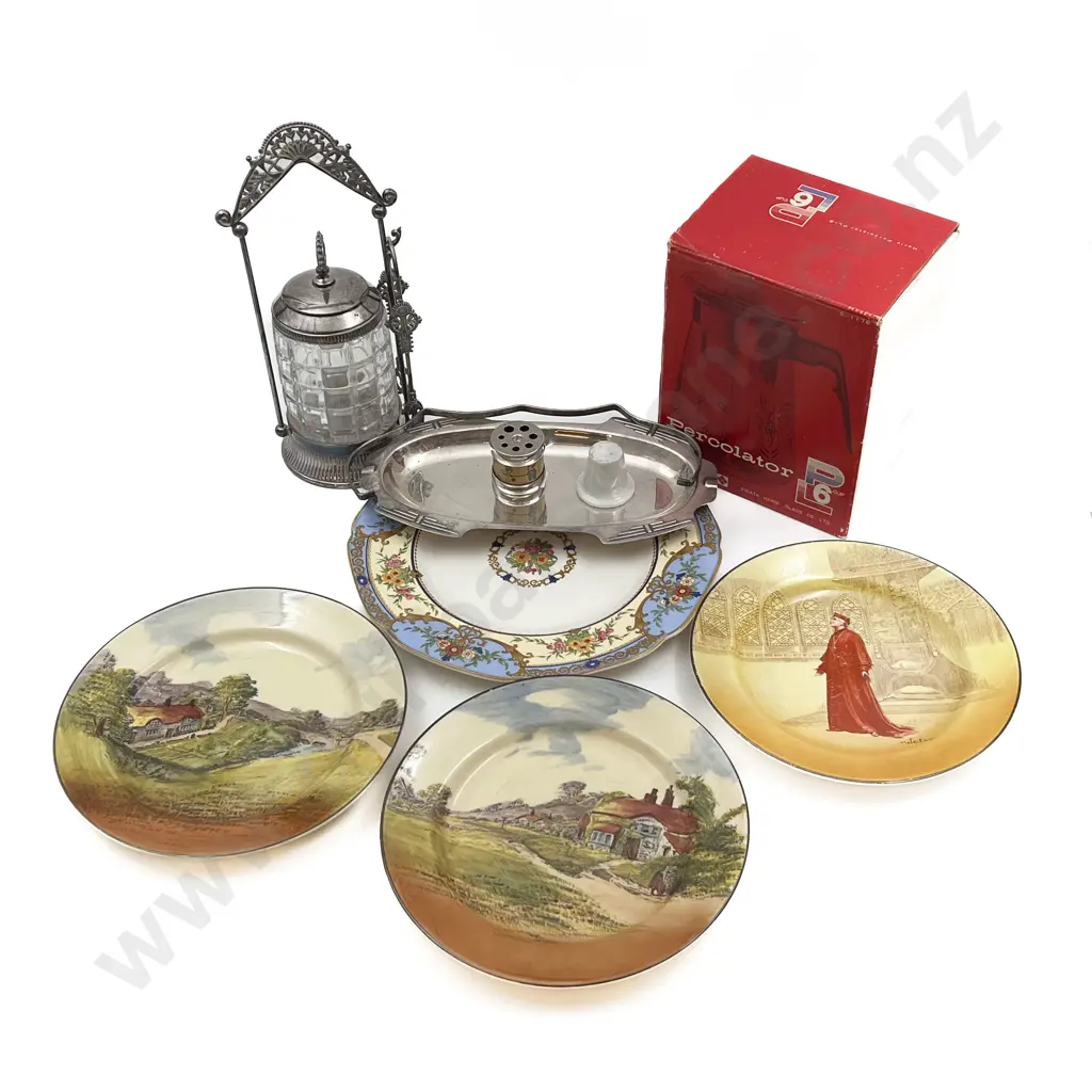 Small Quantity of Assorted Including Fancy China and Boxed Percolator etc Image 1++
