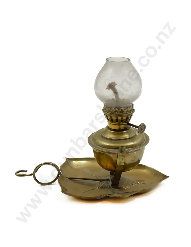 Small Brass Kerosene Lantern Image 1++