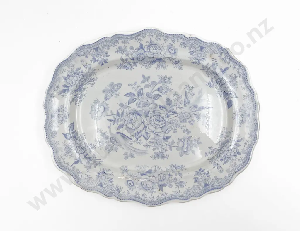 Victorian Blue and White Ashet Image 1++