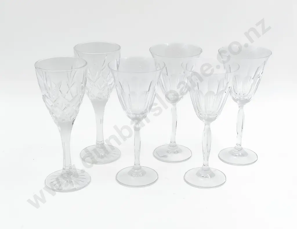 Six Assorted Wine Goblets Image 1++