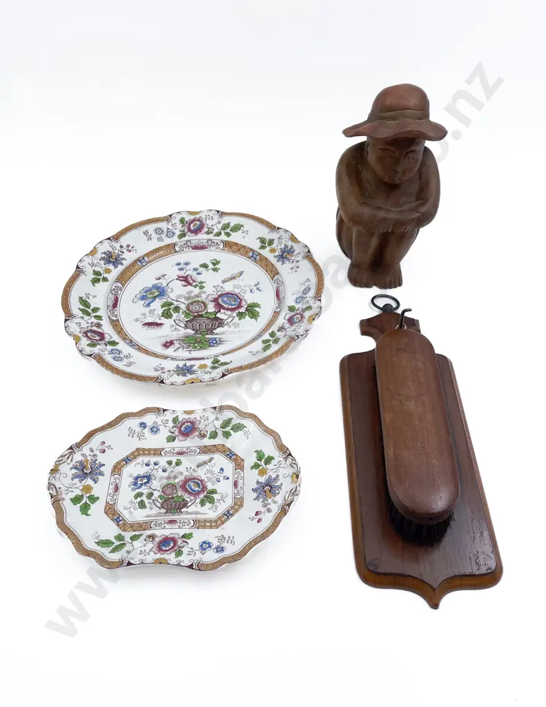 Small Quantity of Assorted Including Wooden Figure etc Image 1++