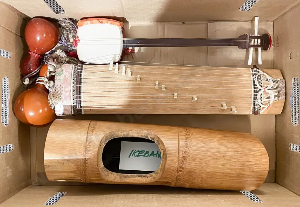 Box of Assorted Musical Instruments Image 1++