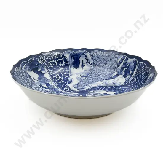 Large Chinese Blue and White Bowl