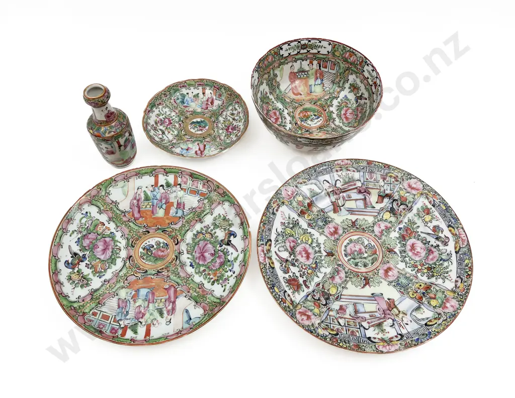Five Pieces of Cantonese China Image 1++