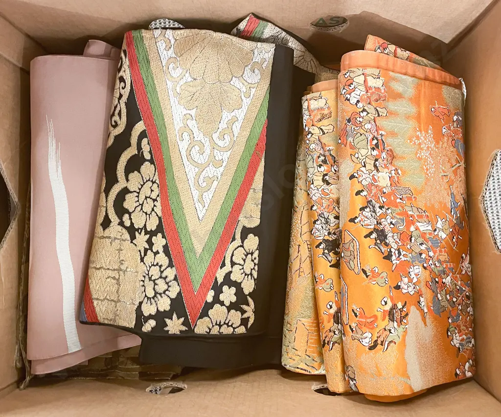 Quantity of Assorted Japanese Obi Image 1++