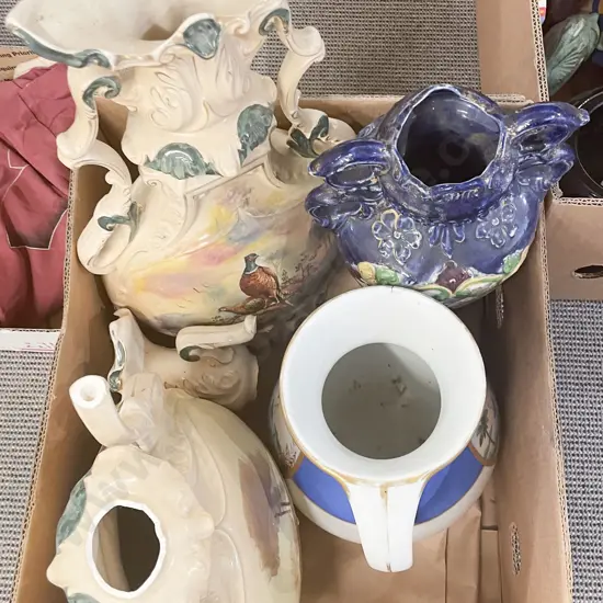 Quantity of Assorted Mantle Vases etc