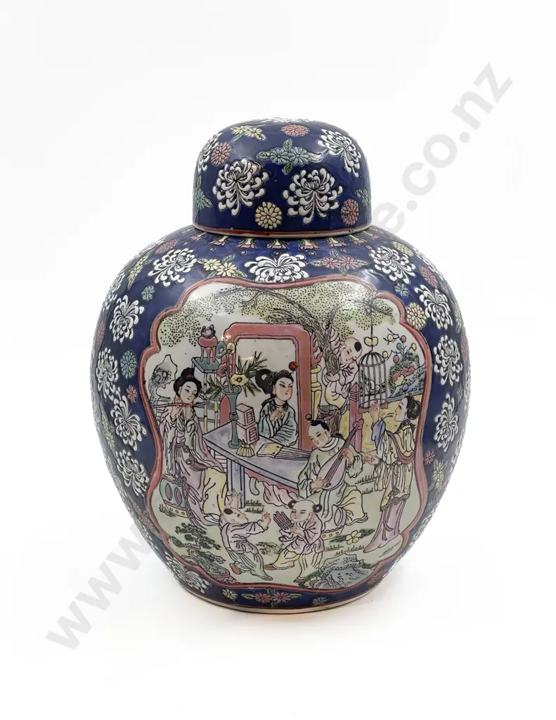 Large Chinese Ginger Jar Image 1++