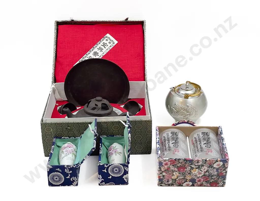 Boxed Terracotta Tea Set Together with Assorted China etc *PLEASE NOTE PHOTO CHANGE Image 1++