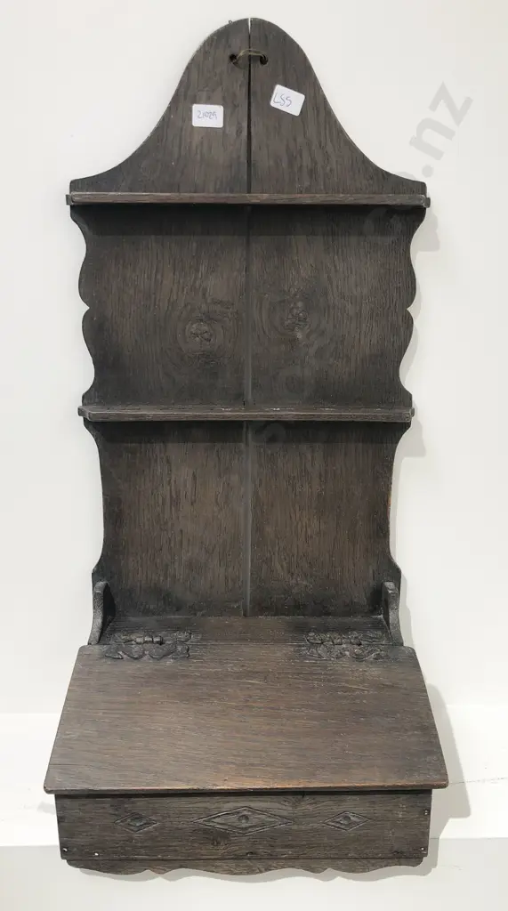 Antique Oak Spoon Rack Image 1++