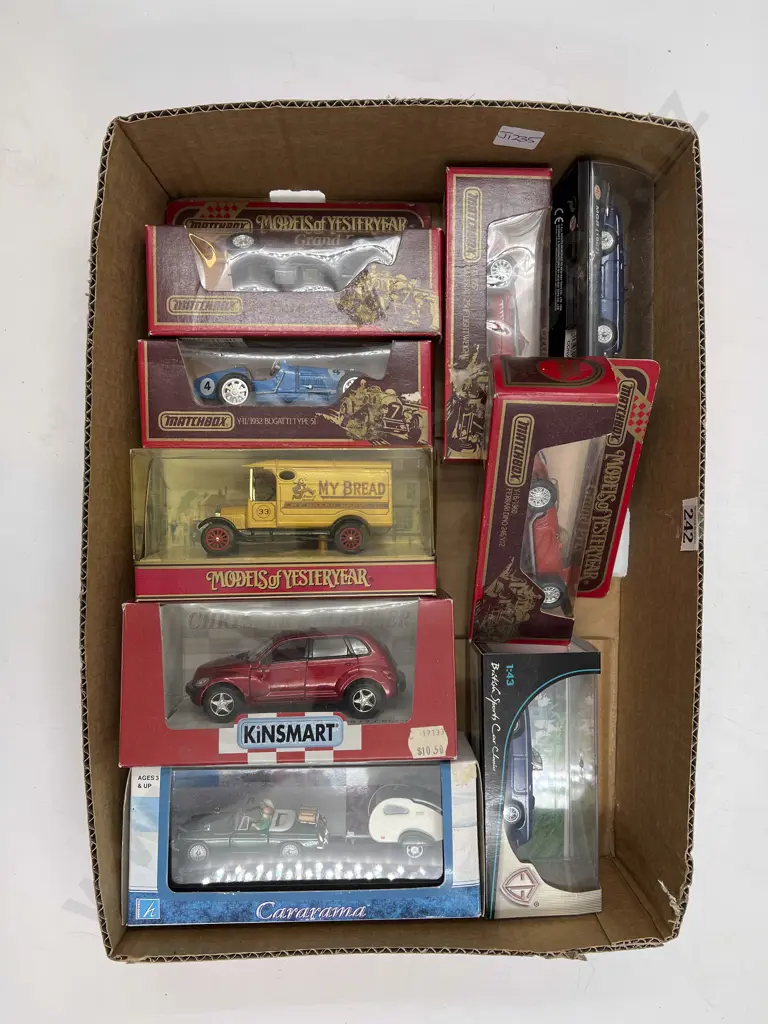 Nine Assorted Boxed Diecast Model Cars Image 1++