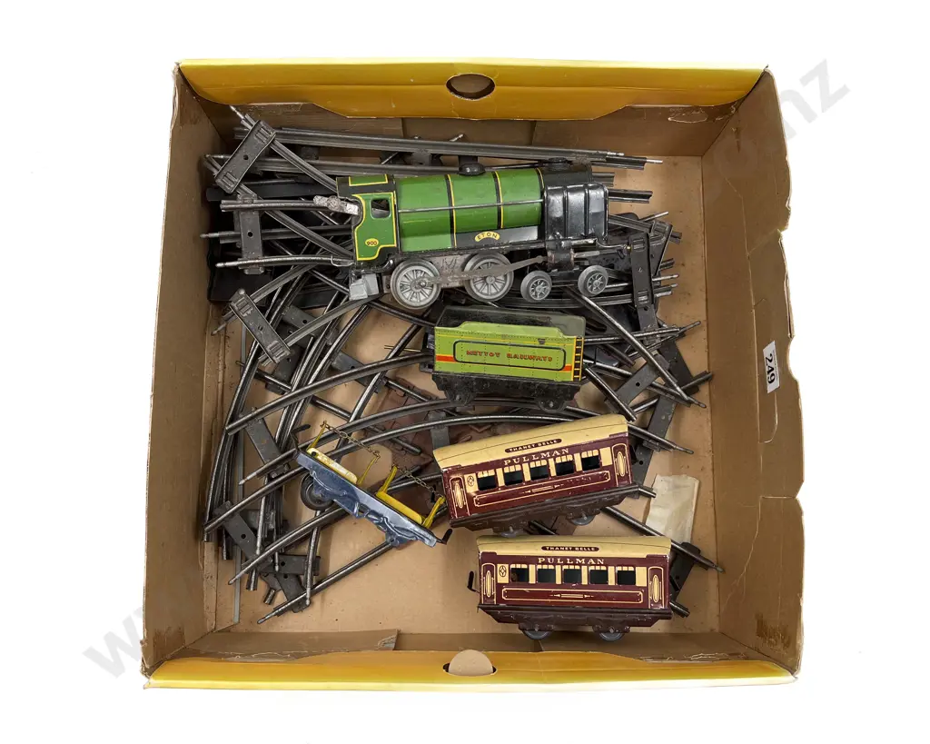 Quantity of Assorted Vintage Track and Train Sets Image 1++