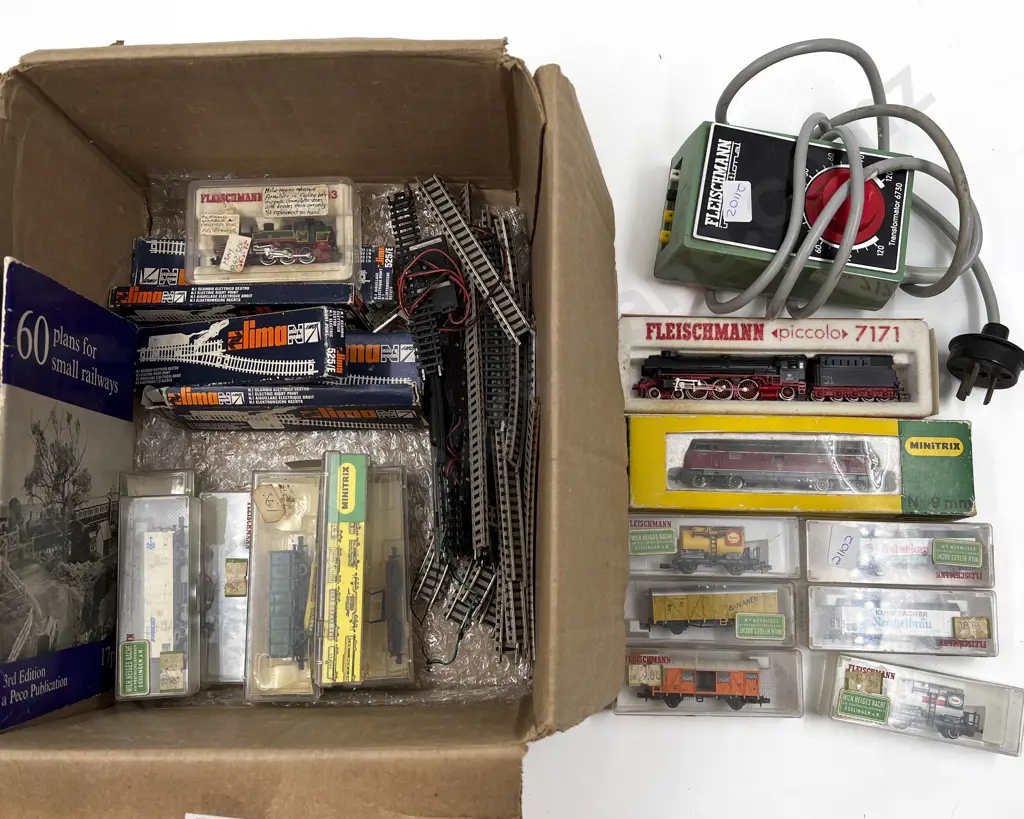 Quantity of Assorted Fleischmann Track and Train Models Image 1++