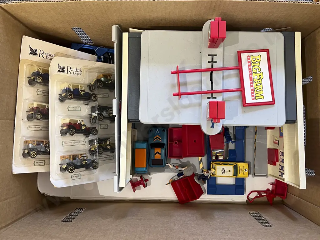 Toy Petrol Station Set and Assorted Boxed Models Image 1++