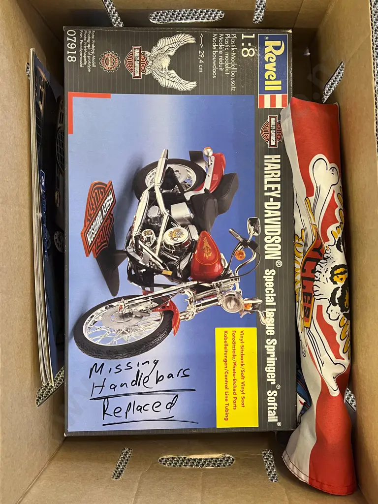 Boxed Harley Davidson Kitset Model and Assorted Image 1++