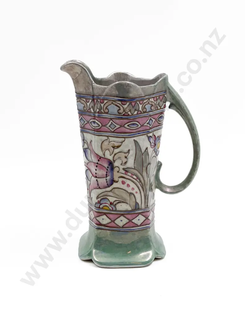 Large Charlotte Rhead Bursley Ware Jug Image 1++