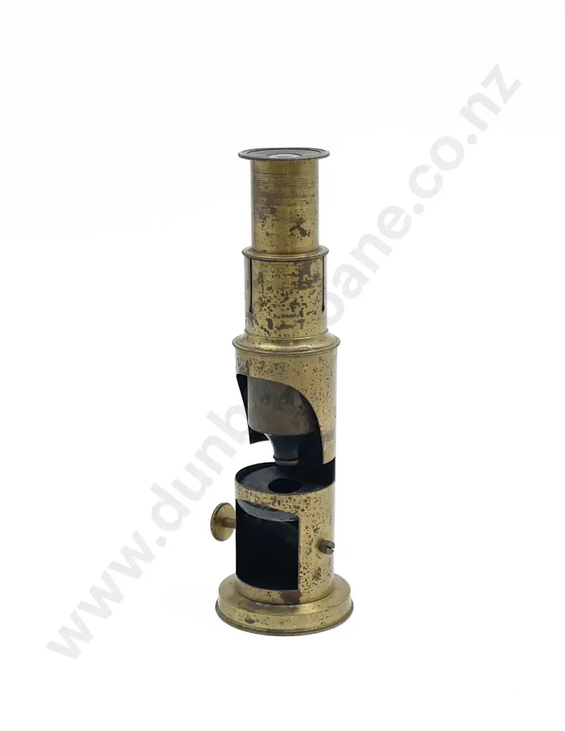 Vintage Brass Pocket Microscope Image 1++