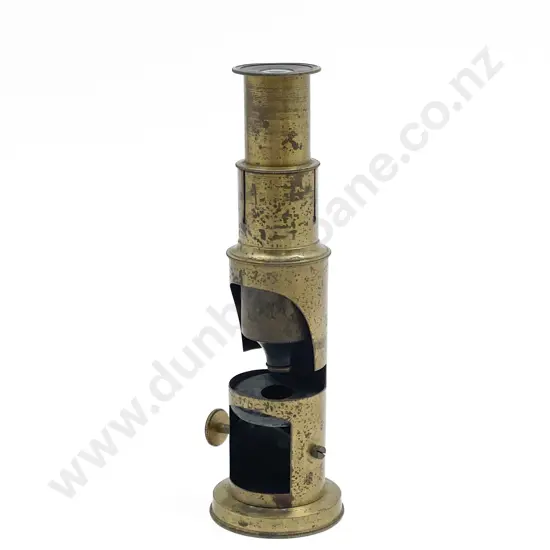 Vintage Brass Pocket Microscope